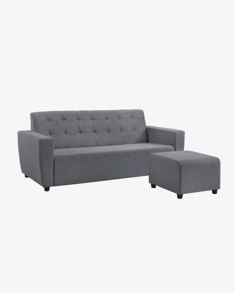 002.jpg three seater grey sofa and stool
