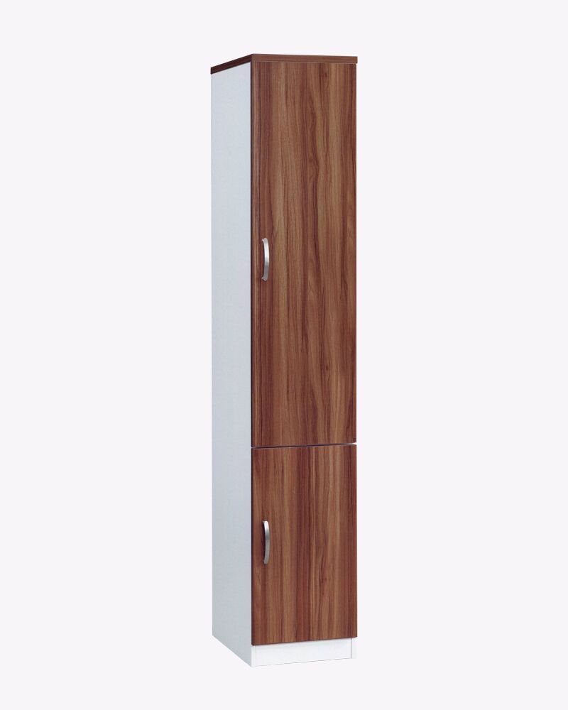 2-door wooden bookshelf