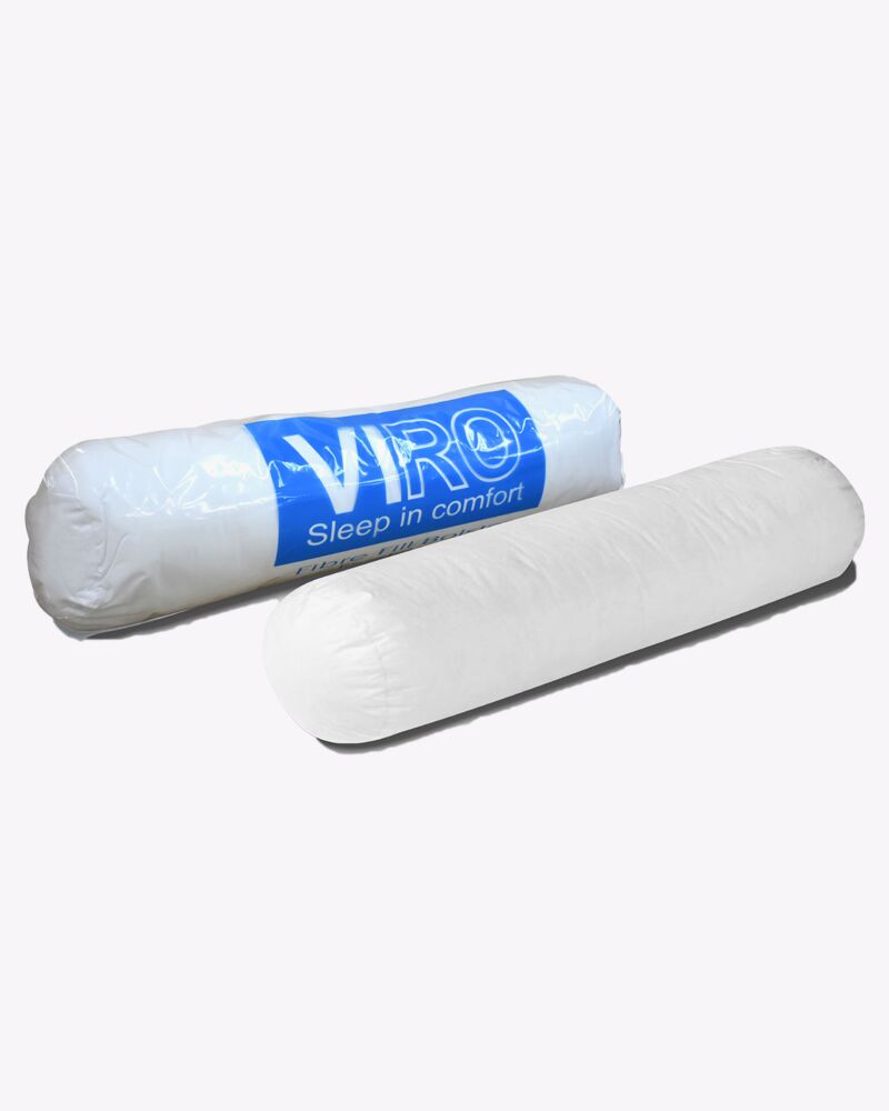 2 white bolster