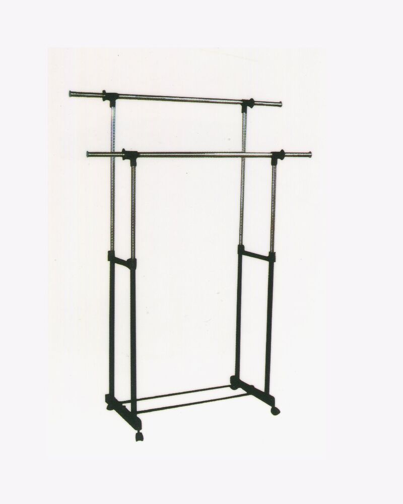 mobile plastic laundry rail
