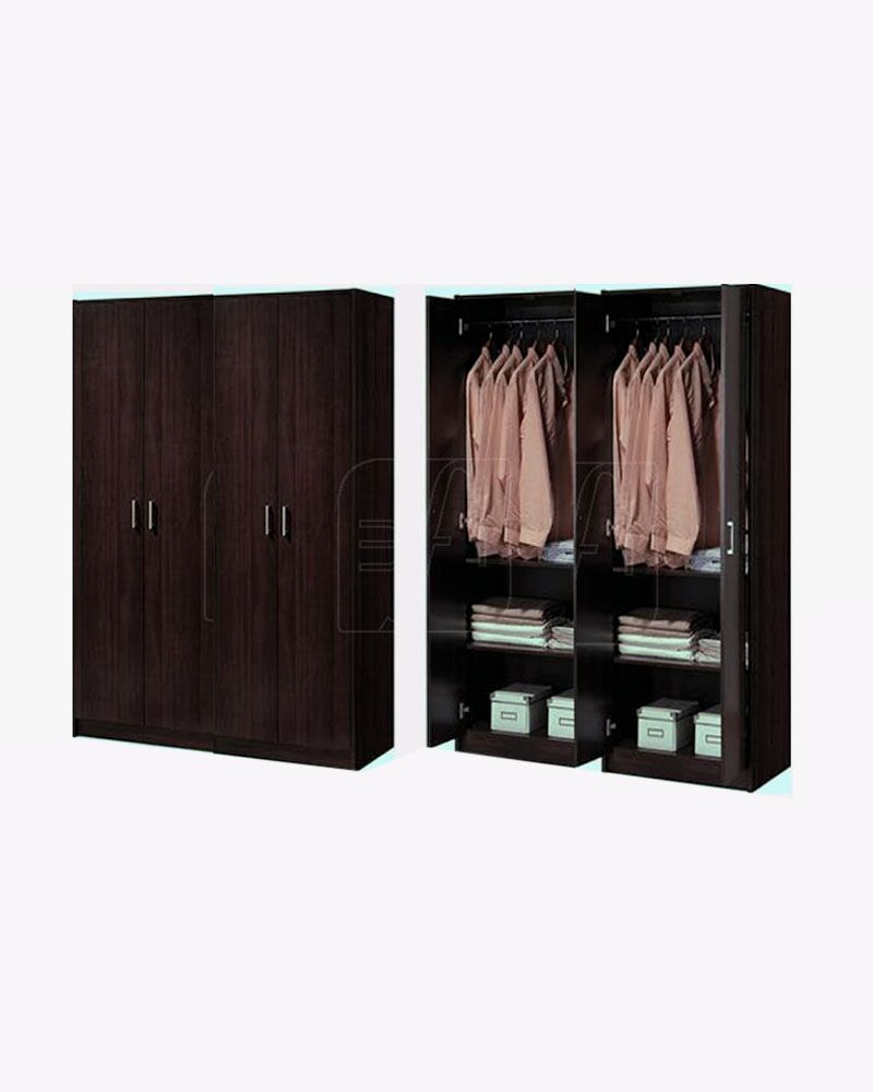 wooden 4 door wardrobe