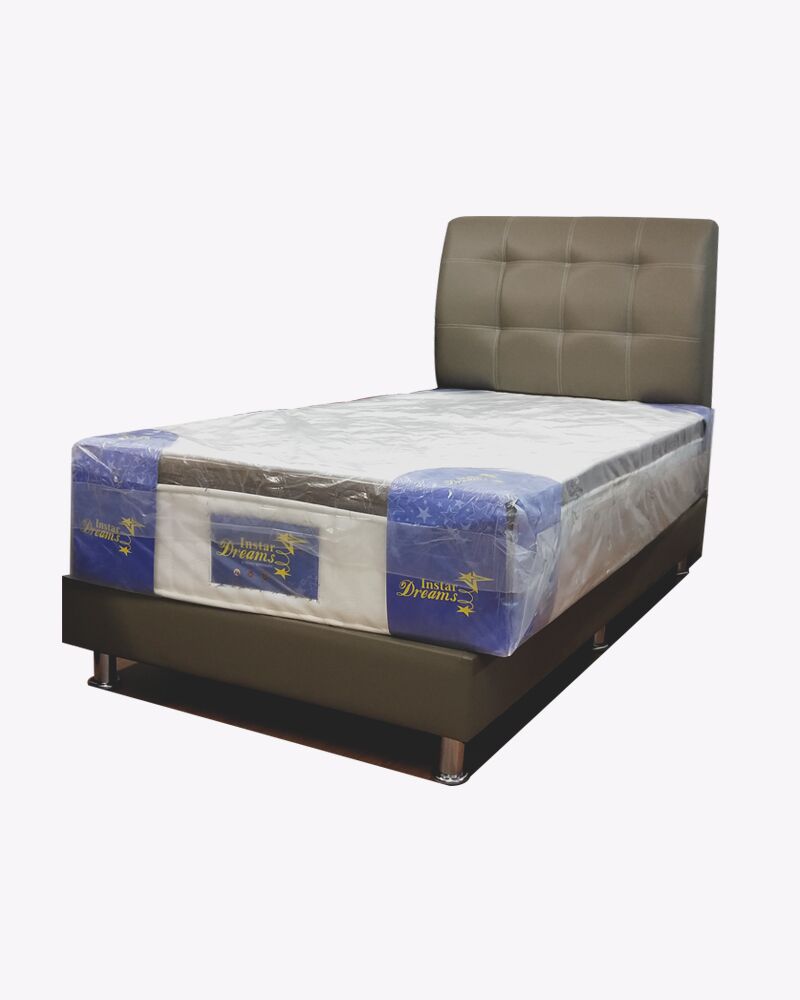 Jaden Faux Leather Bed-0