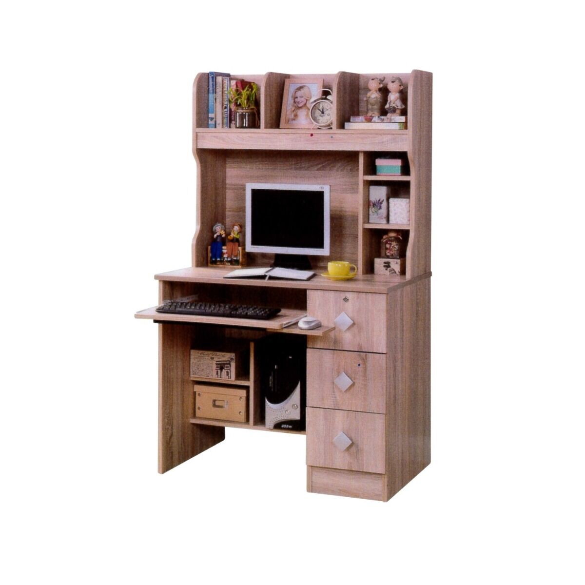 Bella Study Table with Top-0