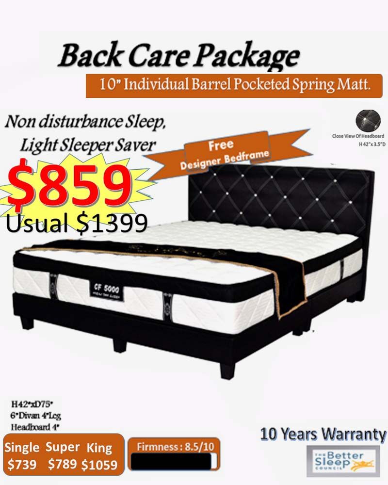 backcare package mattress