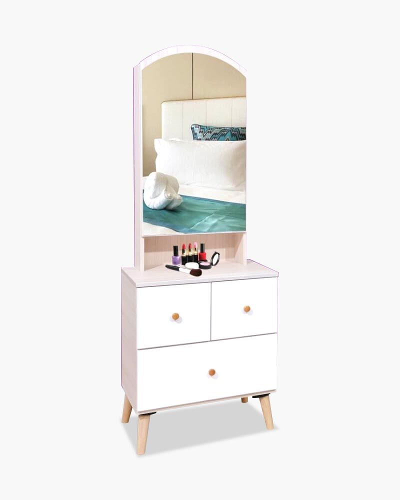 wooden white vanity cabinet furniture online in Singapore