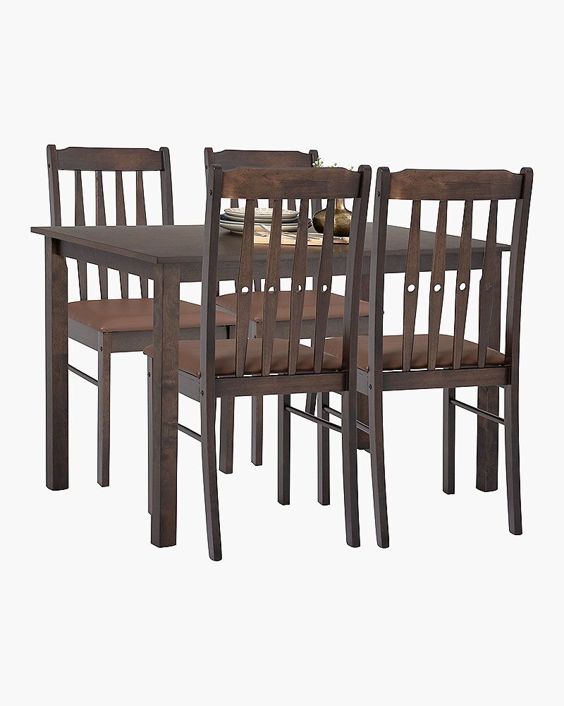 wooden brown table furniture online in Singapore