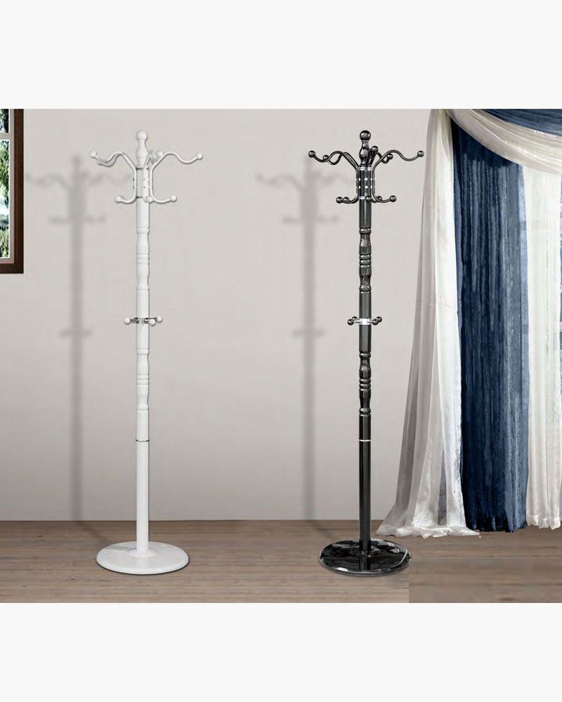 mm818$158 Black and white vintage style coat holder