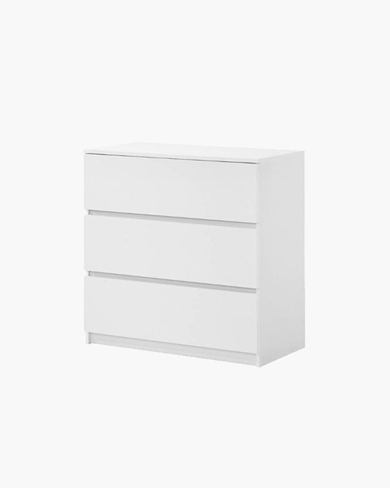 a simple white drawer