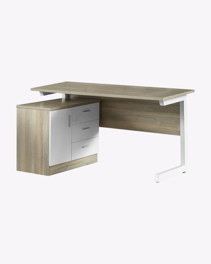 office desk with pedestal drawer