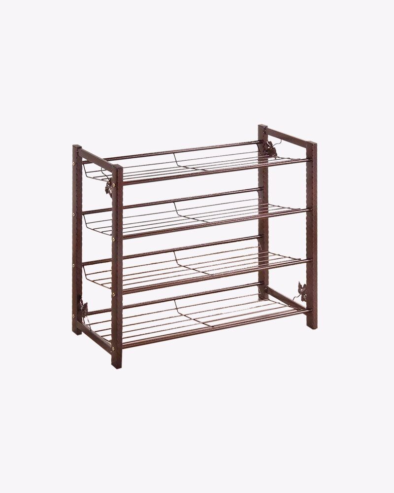 wooden brown shoe cabinet