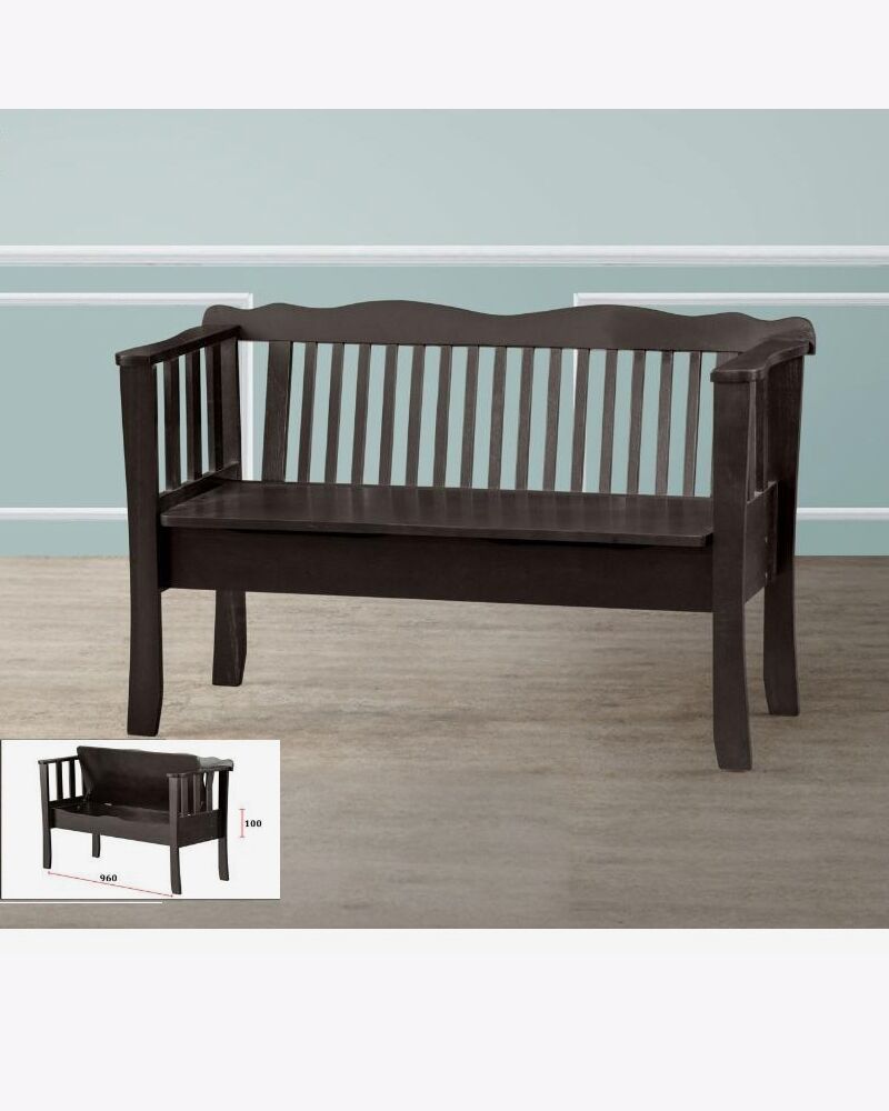Misha Wooden Storage Bench-1-0