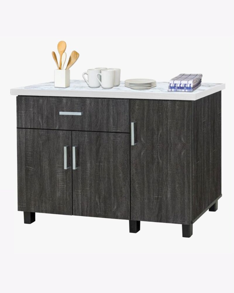 3mnew.jpg kitchen utensils and equipment on a marble surface 3 doors and 1 drawer kitchen cabinet