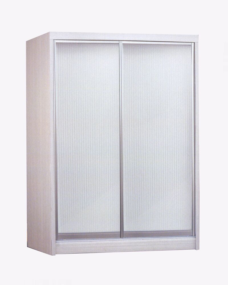 open white 2 sliding doors wardrobe